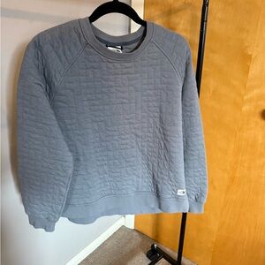 Women's Gray Quilted Sweater